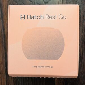 Hatch Rest Go Portable Sound Machine in Peach